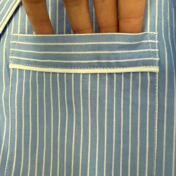 GapBody Poplin PJ Shirtdress size med w/ tags - Picture 5 of 10
